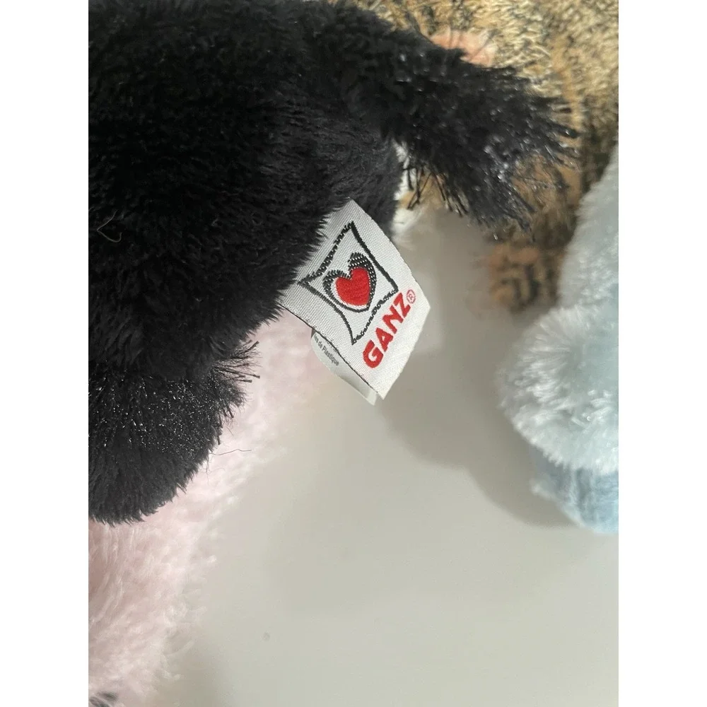 Lot Of 5 Ganz Webkinz Curly Dog Platypus Tiger Hippo‎ No Codes